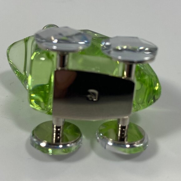 RARE !!! Swarovski small Crystal Fred the Frog Green Wheels 657108- No Box - Picture 7 of 8